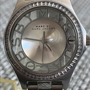 Marc by Marc Jacobs Silver and Pearl Watch